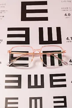 近视眼镜视力表护眼爱眼日近视眼摄影图