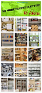 diy Design Fanatic: 16 Ideas For De-cluttering Your Pantries And Cabin...