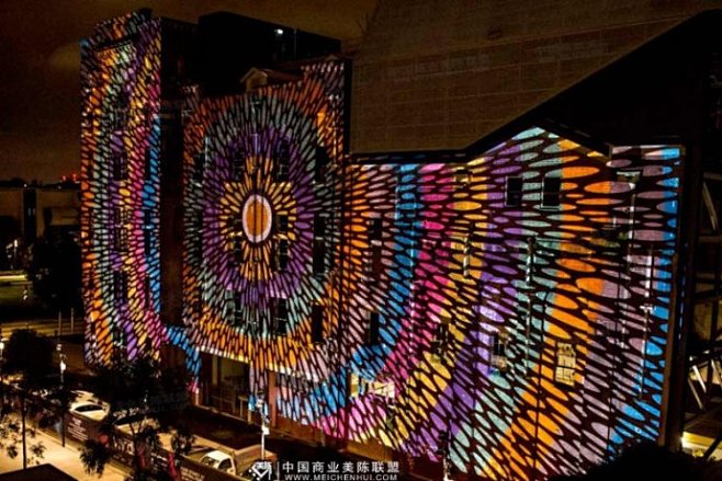 悉尼艺术节大型灯光美陈装置
