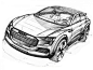 Audi h tron quattro concept Design Sketch