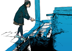 星野矢桃采集到JK制服插画