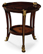 ** Louis Majorelle (French, 1859–1926), Nancy, Mahogany and Gilt Bronze Table.: 