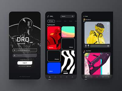 App Dark Cyberpunk