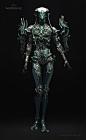 Garuda, deluxe skin. Warframe., Arsen Asyrankulov : Insect-themed design.<br/>Art director: Lucas Hug<br/>Thank you for giving me the opportunity to work on this design.