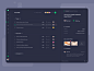 Sales Tasks - Dark Mode task list task app task management task dark ui dark app colours web clean interface design ux ui app