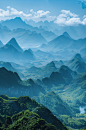 AI数字艺术桂林山水图片-众图网