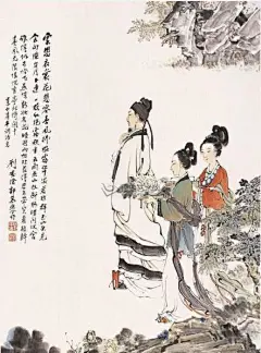 冯延巳《清平乐·雨晴烟晚》

雨晴烟晚，绿水新池满。双燕飞来垂柳院，小阁画帘高卷。

黄昏独倚朱阑，西南新月眉弯。砌下落花风起，罗衣特地春寒。

——冯延巳《清平乐》
