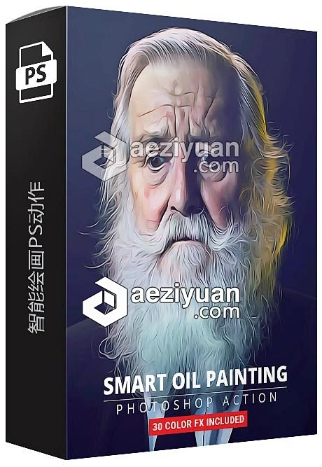 【新提醒】智能绘画PS动作 Smart Painting Photoshop Action 附视频教程 - 〖 PS动作|笔刷|样式 ...