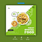 Premium PSD | Food menu and restaurant social media banner template