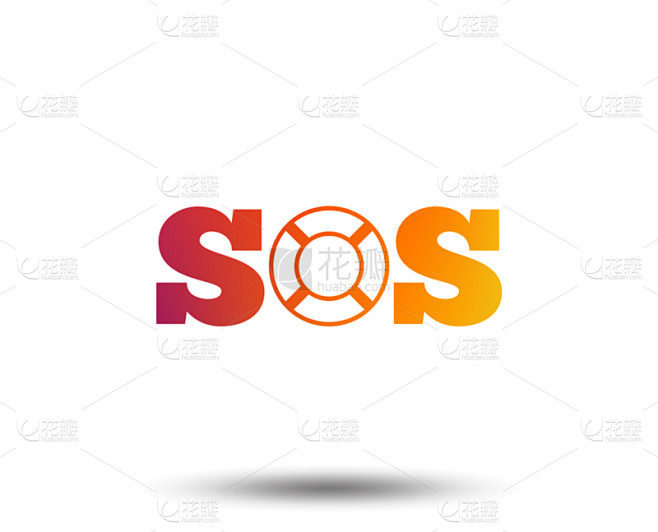 SOS,浮标,标志,图标,疤,救生员,形状,几何形状,概念素材-花瓣网