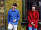 Guitarist Noel Gallagher and his singer brother Liam Gallagher of Manchester rock band Oasis 2nd August 1994