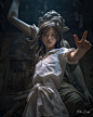 Photo by Kaku Drop 架空飴 on July 14, 2023. May be an image of 1 person, bust and statue.