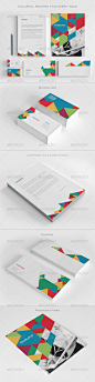 Colorful Modern Stationery Pack - Stationery Print Templates