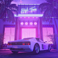 Photo by Synthwave Italia in Italy with @da_schlechti, and @synthwaveitalia. May be an image of car and outdoors.