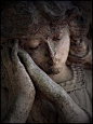 Stone angel from Balmoral Cemetery (AKA Morningside), Brisbane, Australia