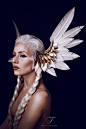 Valkyrie headdress by Jolien-Rosanne on deviantART Beautiful!!!