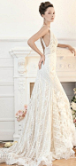 Beautiful, white gown.