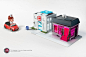 2014菲亚特汽车电子制动系统-卡通平面广告封面大图
