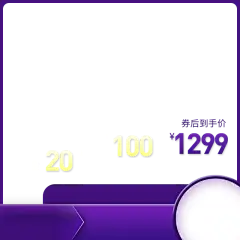 618 紫色预售 主图 带文案