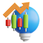 Trading Growth 3D Icon