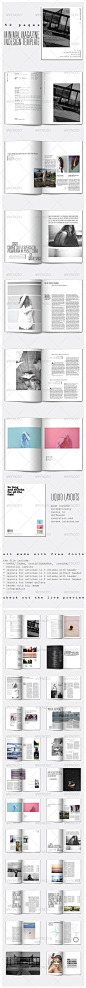 50 Pages Minimal Magazine - GraphicRiver Item for Sale