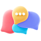 Social Media User  3D Icon