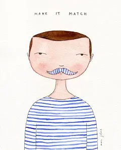 插画素材 #头像# #背景图# #水彩# #素描# #小清新##插画##手绘#