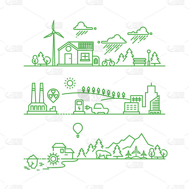 概述生态城市。未来生态绿色环境与生态系统...