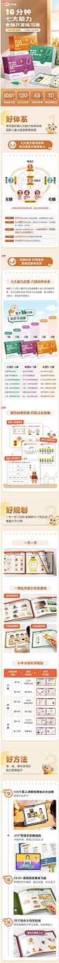 【学而思官方旗舰店】学而思10分钟七大能力全脑开发练习册小班儿童数学启蒙绘本幼儿园思维逻辑训练书3-6岁幼儿游戏书C-tmall.com天猫