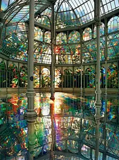水晶宫，马德里，西班牙
Crystal Palace, Madrid, Spain