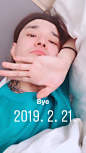 【INS Story】20190228 DEAN权革权革 更新Story两则
1⃣️（无配字）
2⃣️Bye 2019.2.21.
（资源：韵韵） ​​​​