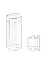 ai包装盒刀版图设计盒型展开图模切刀模刀线模板