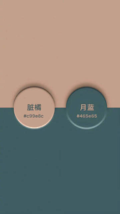 颜色-花瓣网|陪你做生活的设计师 | 高级感双色搭配