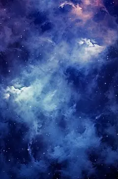AI数字艺术宇宙星河星空底图背景图