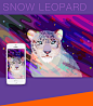 Wild Animal Wallpapers : I design those wild animals illustrations for mobile and tablet wallpapers :)