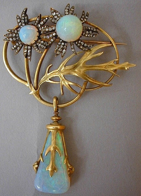Lalique 1898 brooch ...