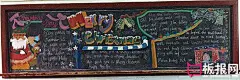 2017年圣诞节黑板报主题小学生圣诞节黑板报