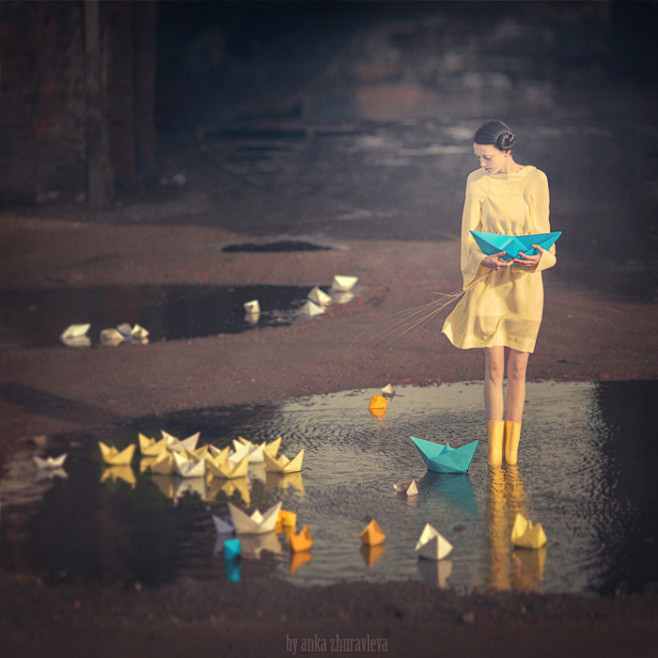 摄影师Anka Zhuravleva，在...