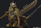 "Necrosphinx": Total War: Warhammer 2 - Tomb Kings DLC.  Game asset., Baj Singh : "Necrosphinx" unit created for Total War: Warhammer 2 DLC. Game asset.