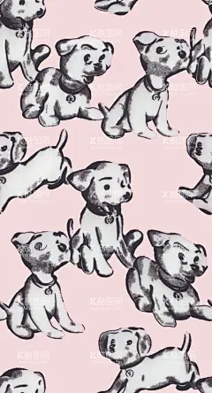 小狗  - 源文件下载【酷图网】小狗,印花,手绘,狗,卡通,
