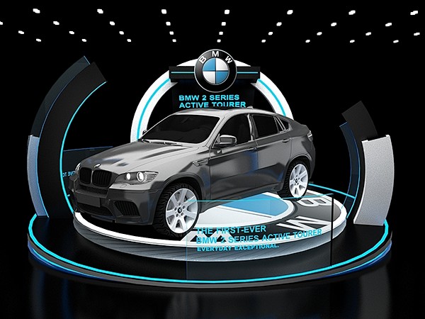 BMW booth : bmw stan...