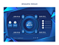Free vector gradient car rental infographic