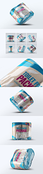 卫生纸 塑料袋 品牌 厕纸 卫生 塑料 塑料袋样机包装样机样机贴图