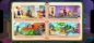 homescapes Merge playrix Playrix Games UI/UX art direction  game mobile game art playrix style
