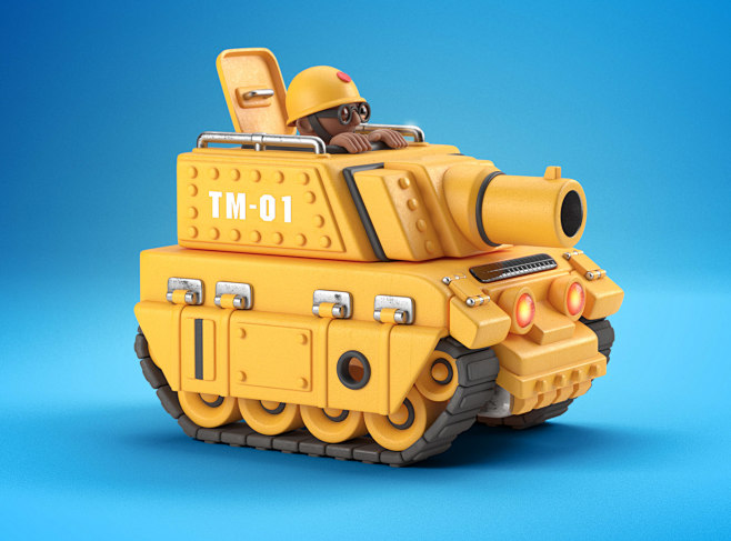 soldier in a tank