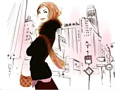 慵懶法式的時尚插畫 Sophie Griotto : 自由插畫家Sophie Griotto，出生於1975年法國法國南部阿雷斯(Alès)，她的插畫作品充滿了女性…