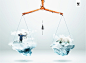WWF / Print : 3 graphic concepts to WWF campaign