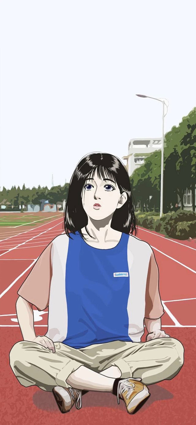 灌篮高手|赤木晴子全景手机壁纸