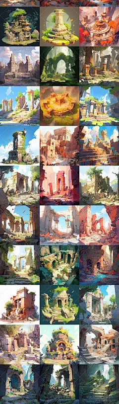 AI · 场景图片大全-AI · 场景高清好看的图片--花瓣小钻风CG的画板