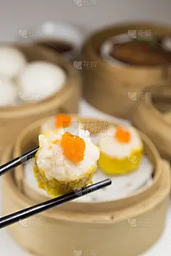 点心,蒸锅,壁画,餐具,垂直画幅,膳食,组物体,图像,肉,白色